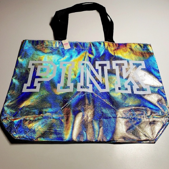 VS PINK bag holographic reusable shopping - Picture 6 of 6